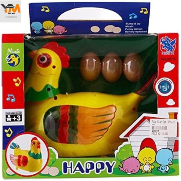 HEN lay an egg & BIDDY EGG Happy Biddy Toy Perfect Gift for Children