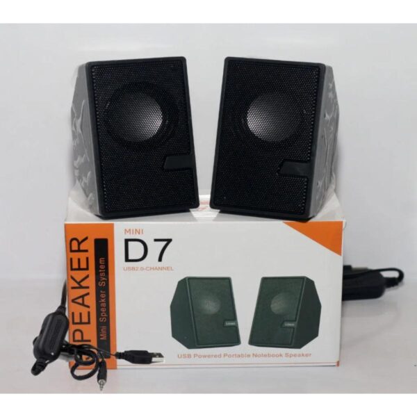 D7 Multimedia Speaker Mini Usb 2.0