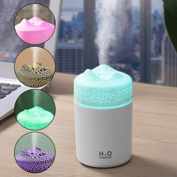 Volcano Usb Colorful Humidifier Mini Portable useable In Car and Home