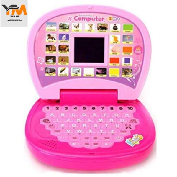 Educational Computer and Learning ABCD, Words & Number Battery Operated Kids Laptop with LED Display and Music