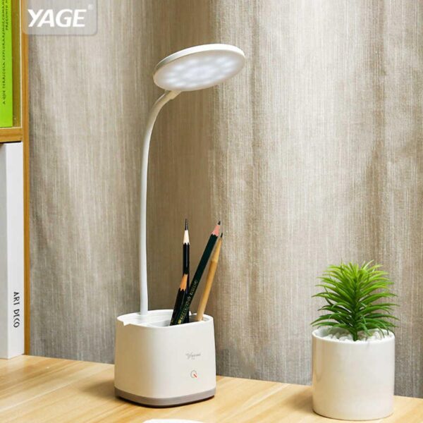 YAGE YG-T109 Table Lamp Pen Holder Desk Lamp Rechargeable