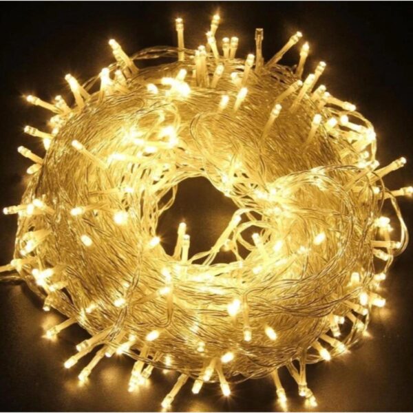 Home Decoration Fairy Light 100 Led- Golden, Golden Fairy String Lights