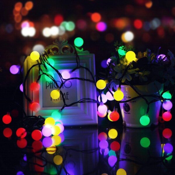 LED Ball Shaped String Fairy Lights ,28 LED Ball light, Party, Wedding decoration, Holiday lights