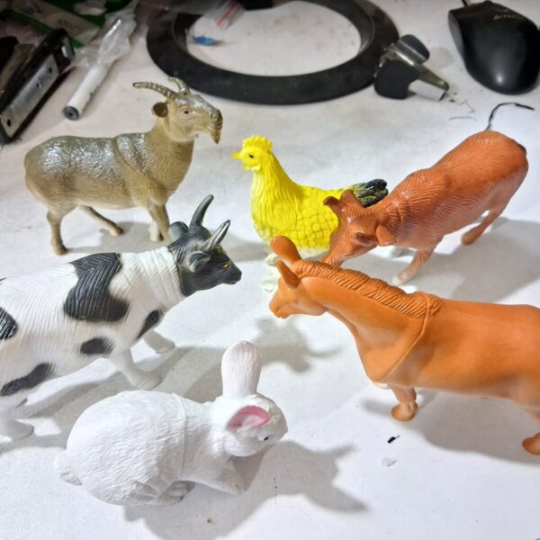 Animal Toy Set for Kids  Farm & Jungle Figures, Educational Playset