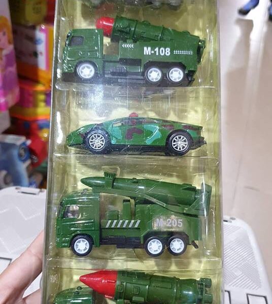 High Quality ABS Metal 5PCS Military Pull Back Tank Toys Army Car Toys for Kids