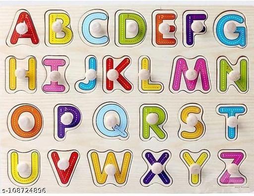 Montessori Wooden A to Z Puzzle Board Toy for Toddlers
