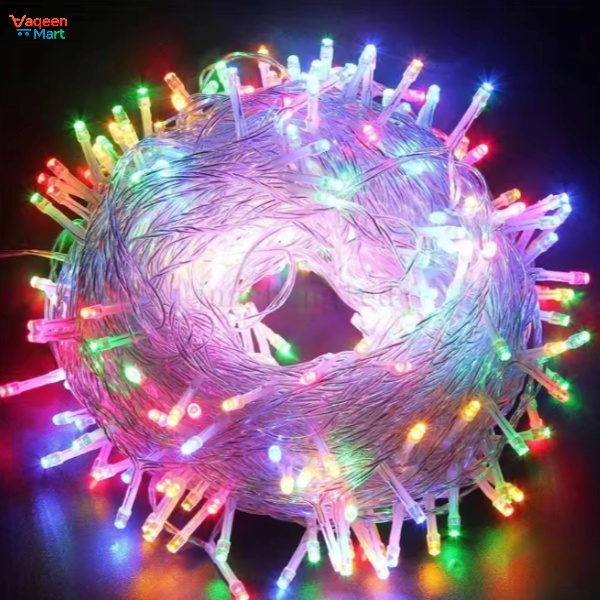 Multicolor LED fairy string lights for birthday, Eid, Christmas & party decoration