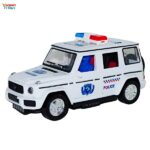 Battery Operated Police Jeep Car with Lights and Sound for Kids