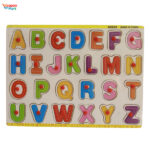 Wooden English Alphabet Puzzle Board Montessori Educational Toy for Kids