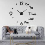 DIY Acrylic Digital Wall Clock for Living Room and Bedroom Decoration