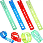 Flexible 30cm bendable multicolor ruler