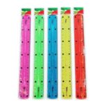 Multicolour flexible ruler for students 12 inch