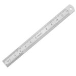 12 inch stainless steel ruler side view
