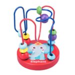 Montessori Wooden Bead Maze & Abacus Puzzle Toy for Kids