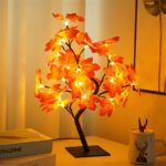 Maple Leaves Tree LED Table Lamp with USB Interface for Home & Gifts